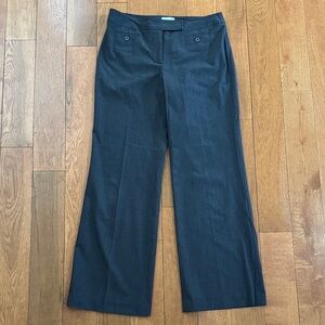 Ann Taylor Loft womens gray dress pants size 8.